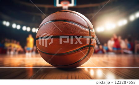 バスケットボール 122287658
