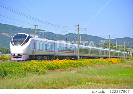 常磐線　岩間ー羽鳥　JR東日本　E657系　K15編成（勝田）　ひたち　ときわ 122287907