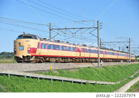 高崎線　岡部－本庄　JR東日本　485系　K2編成（新潟）　ひたち 122287974