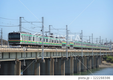 東海道本線　茅ヶ崎－平塚　JR東日本　E231系1000番台　K-41編成（国府津） 122288386