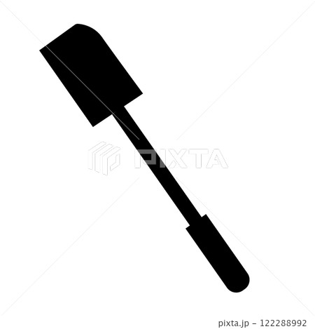 Cooking spatula for mixing icon. Spatula symbol. Silicone spatula sign. flat style. Cooking spatula for mixing icon. Spatula symbol. Silicone spatula sign. flat style. 122288992