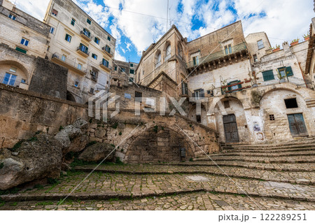 Sassi di Matera Streets 122289251