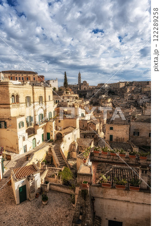 Sunrise View over Matera Sassi Sunrise View over Matera Sassi 122289258