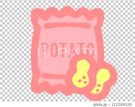 洋芋片插畫素材 洋芋片插畫素材 122289320