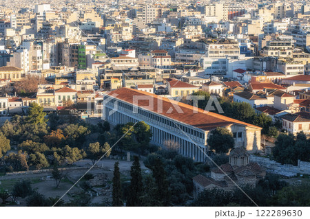 Athens City View with Agora 122289630
