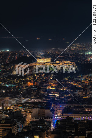 Athens City Night View 122289678