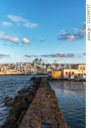 Naousa Paros Marina Sunset View 122289717