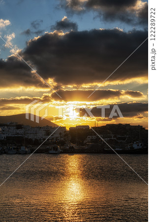 Naousa Paros Marina Sunset View 122289722
