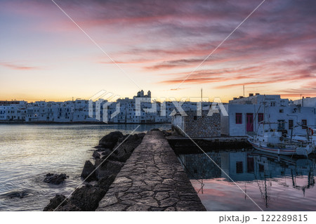 Naousa Paros Marina Sunrise View 122289815