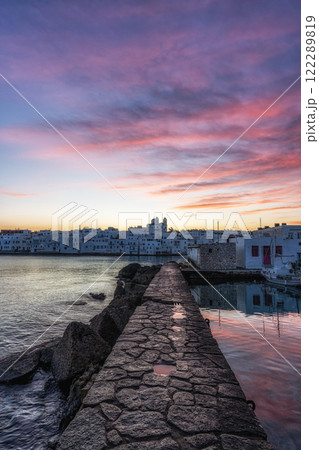 Naousa Paros Marina Sunrise View 122289819