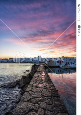 Naousa Paros Marina Sunrise View Naousa Paros Marina Sunrise View 122289820