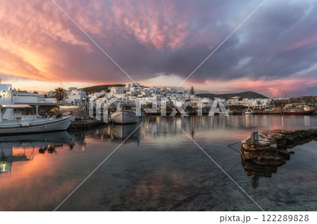 Naousa Paros Marina Sunrise View 122289828