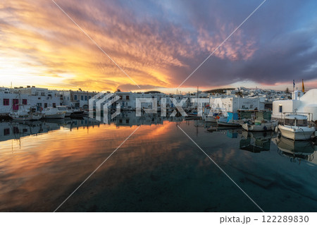 Naousa Paros Marina Sunrise View 122289830
