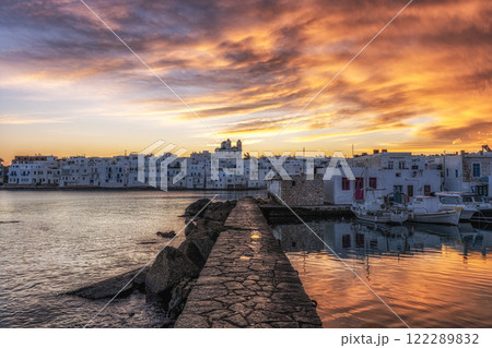 Naousa Paros Marina Sunrise View 122289832