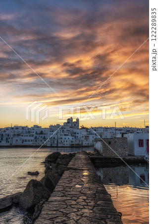 Naousa Paros Marina Sunrise View Naousa Paros Marina Sunrise View 122289835