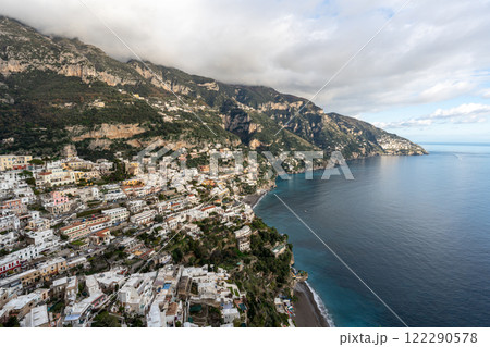 Positano Amalfi Coast Village View 122290578