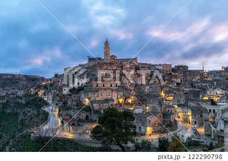 Sassi Sunset Viewpoint Matera Sassi Sunset Viewpoint Matera 122290798
