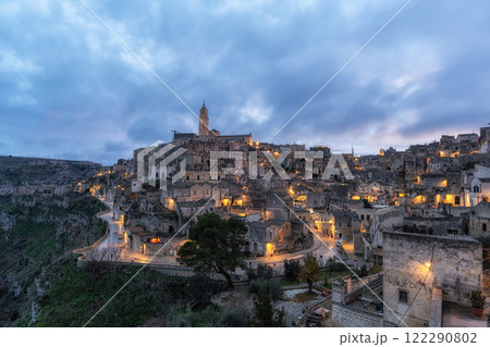 Sassi Sunset Viewpoint Matera Sassi Sunset Viewpoint Matera 122290802