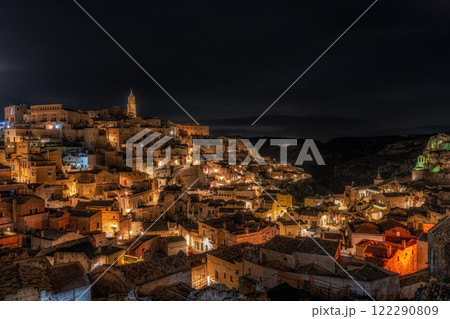 Sassi Night Viewpoint Matera Sassi Night Viewpoint Matera 122290809
