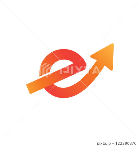 Logistic arrow logo icon 122290870