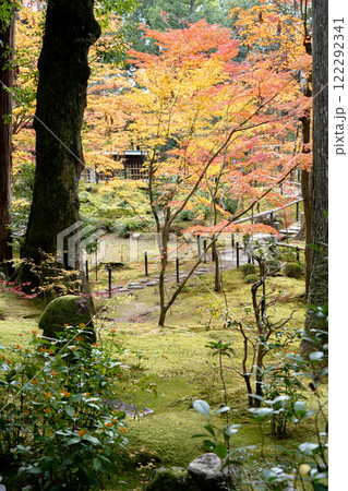 湖東三山　西明寺庭園　紅葉（もみじ）　秋のイメージ 122292341
