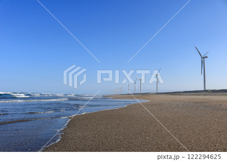 波崎ウインドファーム　風力発電 122294625