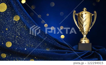 表彰式のタイトルバック紺-1 表彰式のタイトルバック紺-1 122294915