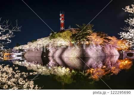 福井城址の夜桜 122295690