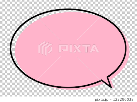 Speech bubble circle 122296038