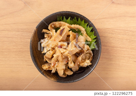 ホタテ貝ひも 中華あえ ホタテ貝ひも 中華あえ 122296275