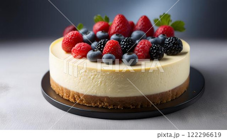 ミックスベリーのクリームチーズケーキ6 ミックスベリーのクリームチーズケーキ6 122296619