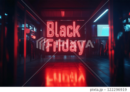 Banner template for advertising discounts 122296919