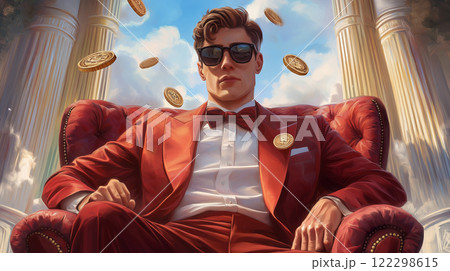 ビットコイン長者 122298615