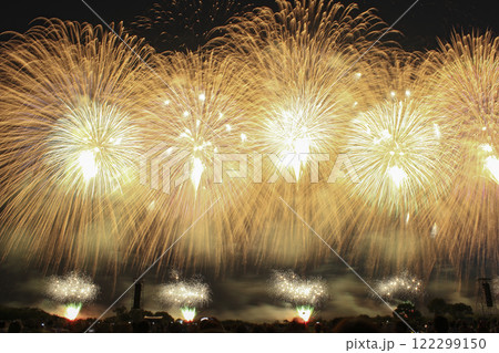2011年 酒田花火ショー ワイドスターマイン 2011年 酒田花火ショー ワイドスターマイン 122299150