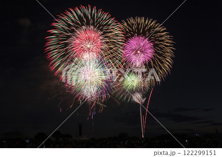 2011年 酒田花火ショー 10号玉打ち上げ 122299151