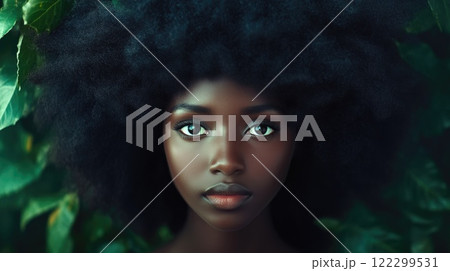 Celebrating the Beauty of Natural Hair in Africa 122299531