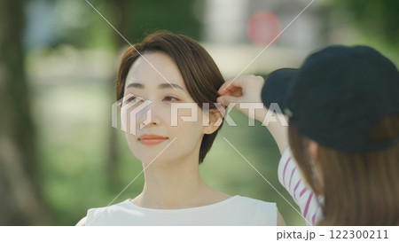 モデル撮影イメージ_ヘアメイク モデル撮影イメージ_ヘアメイク 122300211