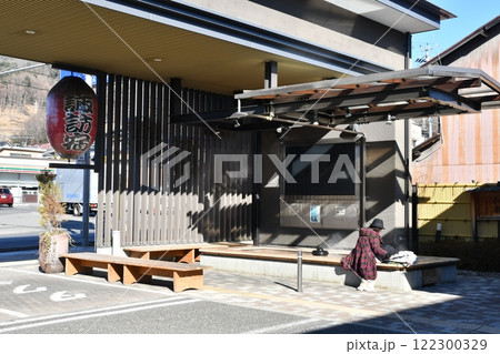 諏訪大社下社　秋宮　街並み 122300329