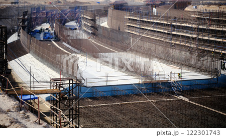 Industrial construction site 122301743