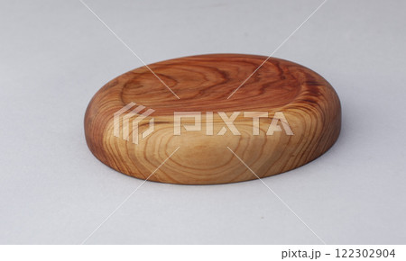 Wooden kitchen utensils stacked view close up isolated Wooden kitchen utensils stacked view close up isolated 122302904