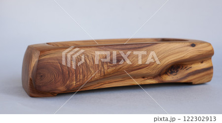 Wooden kitchen utensils stacked view Wooden kitchen utensils stacked view 122302913