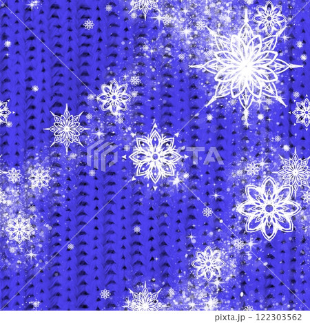 Seamless wallpaper with the texture of a knitted wool scarf.  122303562