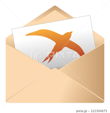Pictogram for a message or invitation 122304075