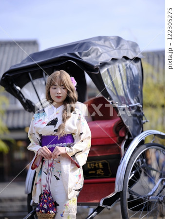 倉敷の人力車　着物体験 122305275