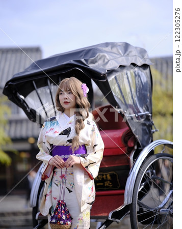 倉敷の人力車　着物体験 122305276