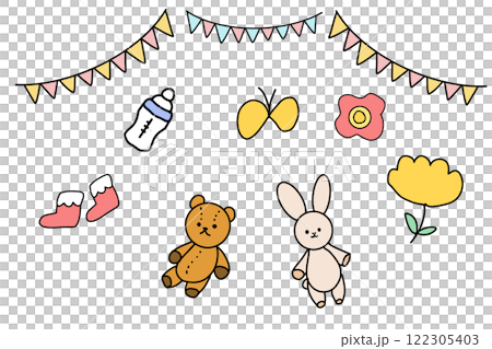 嬰兒用品套裝 122305403