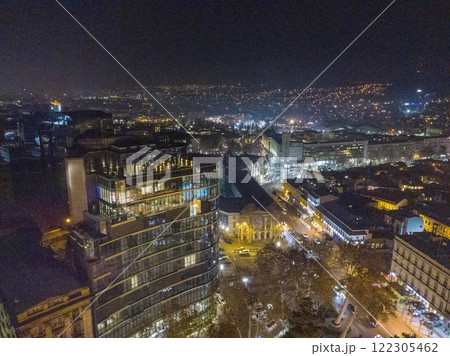 Modern hotel on Liberty square - and view View from drone on Nikloz Baratashvili street Modern hotel on Liberty square - and view View from drone on Nikloz Baratashvili street 122305462