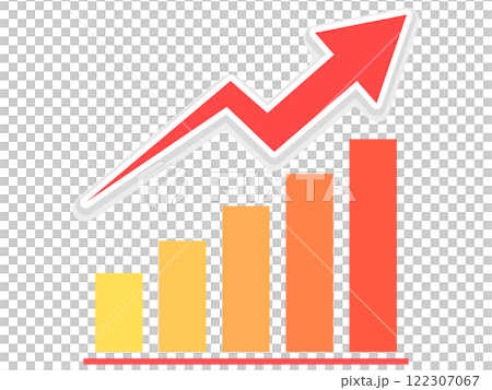 Rising chart 122307067