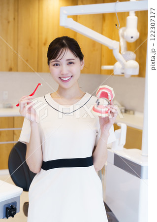 健康な歯をイメージしたポートレート 健康な歯をイメージしたポートレート 122307177