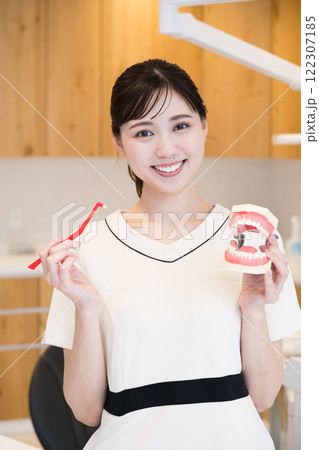 健康な歯をイメージしたポートレート 健康な歯をイメージしたポートレート 122307185